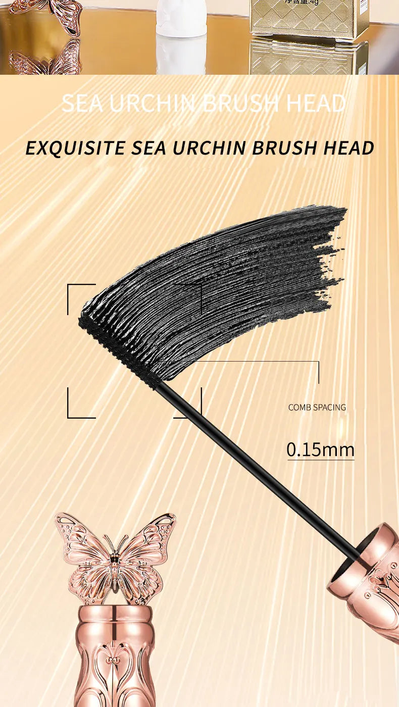 Honey Talk Mascara is long, thin, curly, thick, non-smudgy, long-lasting, waterproof and sweat resistant
