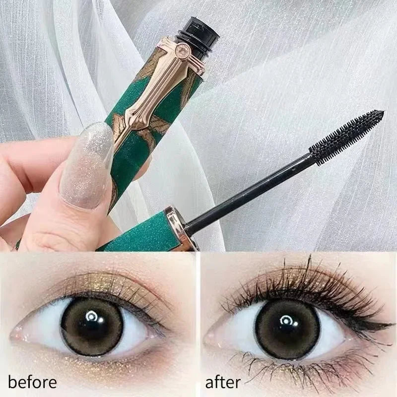 LashLuxe Silk Fiber Mascara – Waterproof, Smudge-Proof & Lengthening