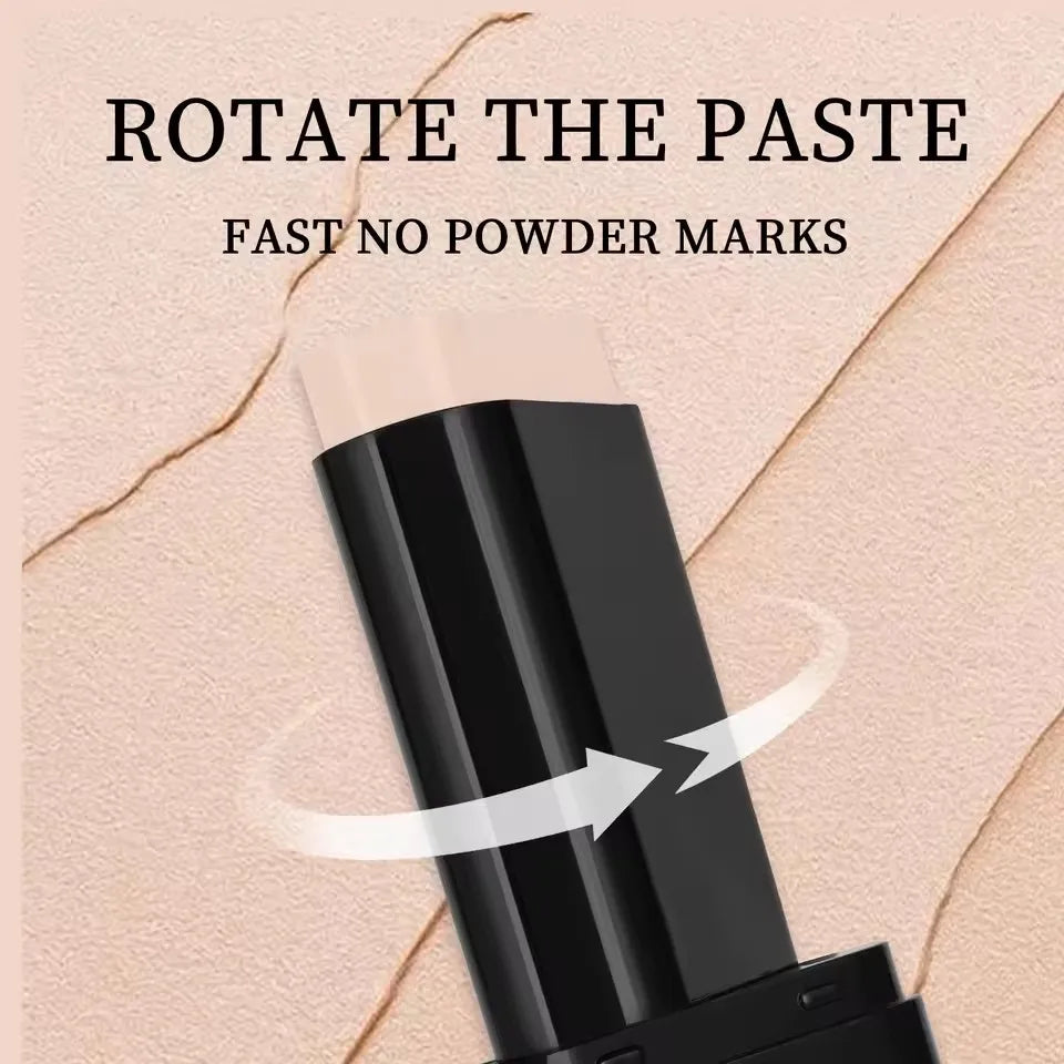 Flawless Eraser Foundation Stick - Dual-Ended with Brush, Long-Lasting, Hydrating Dewy Natural Finish