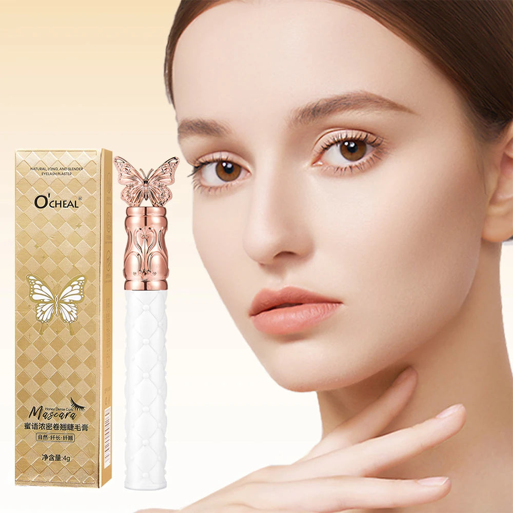 Honey Talk Mascara is long, thin, curly, thick, non-smudgy, long-lasting, waterproof and sweat resistant