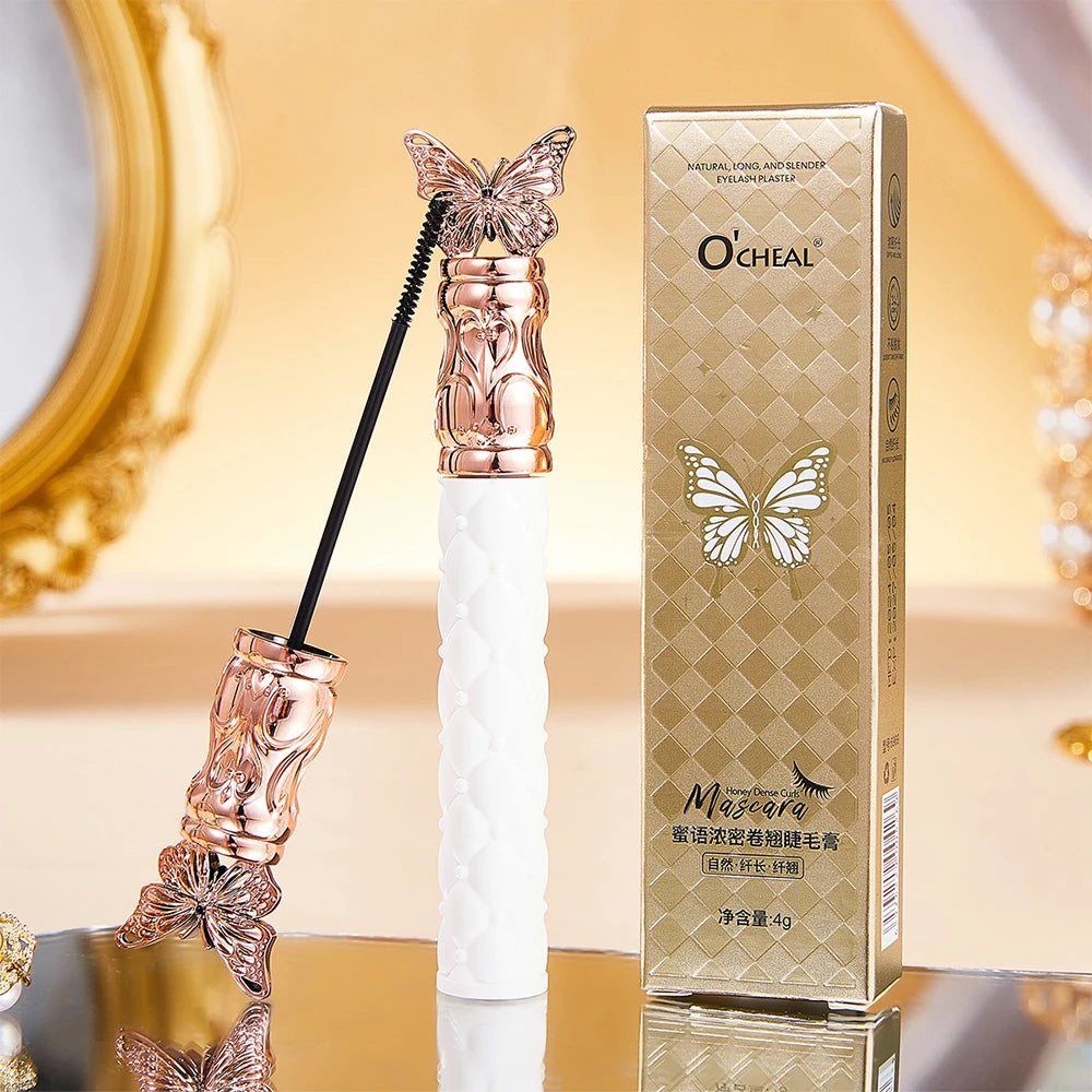 Honey Talk Mascara is long, thin, curly, thick, non-smudgy, long-lasting, waterproof and sweat resistant