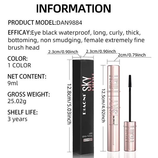 DIAONI Sky-High Lift Mascara

Long, Curled & Smudge-Proof Lashes